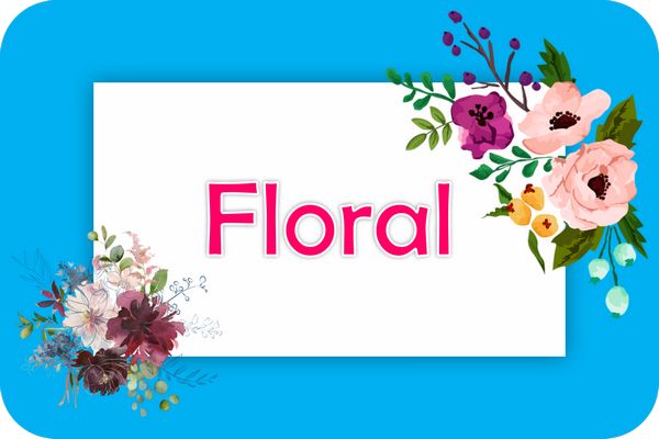 floral theme designs