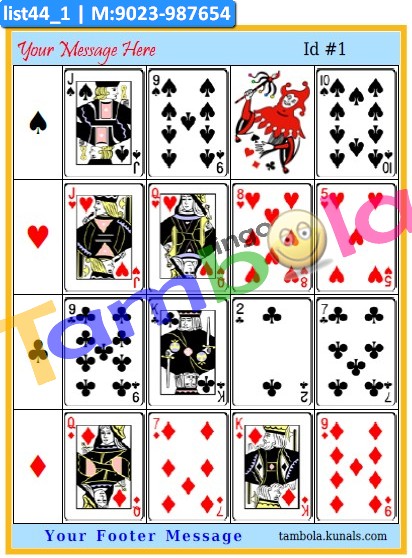 Playing Cards Joker Vertical Images Big