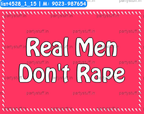 Anti Rape Slogans