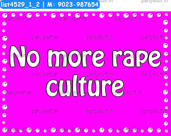 Anti rape Slogans 2