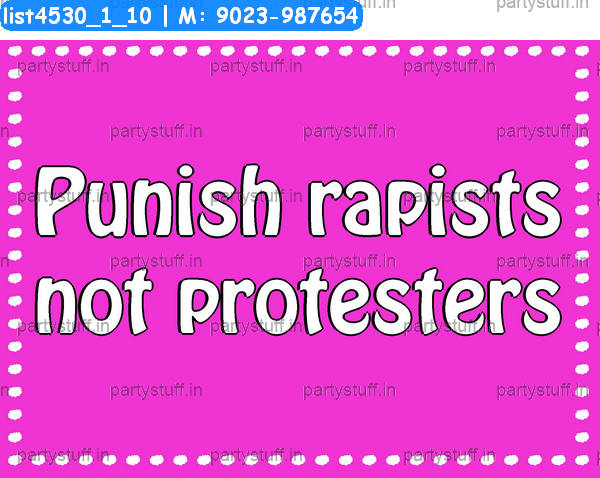 Anti rape Slogans 3