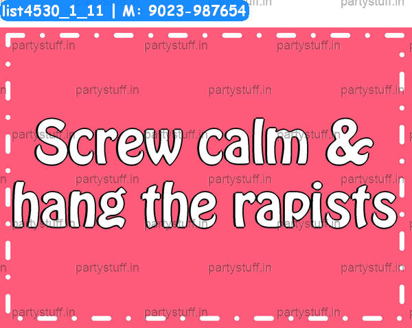 Anti rape Slogans 3