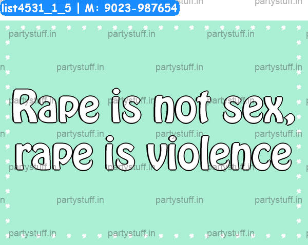 Anti rape Slogans 4