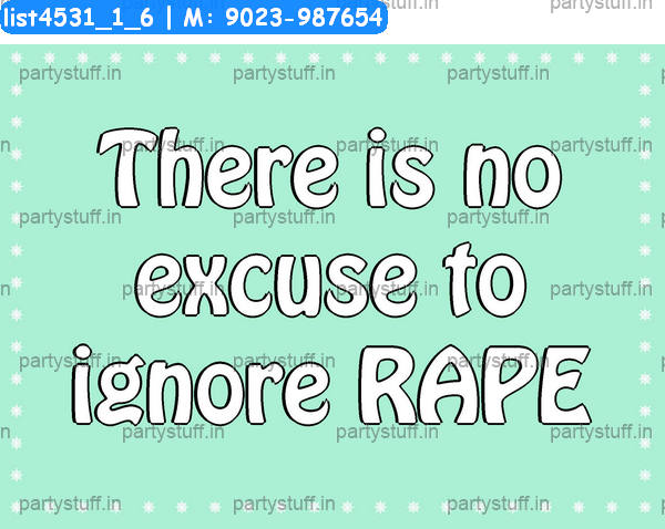 Anti rape Slogans 4