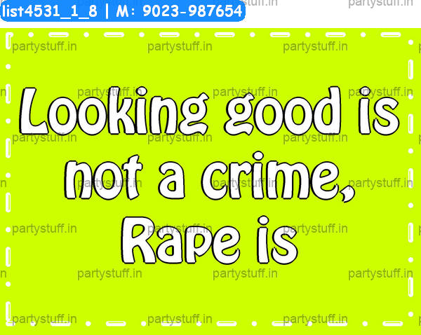 Anti rape Slogans 4