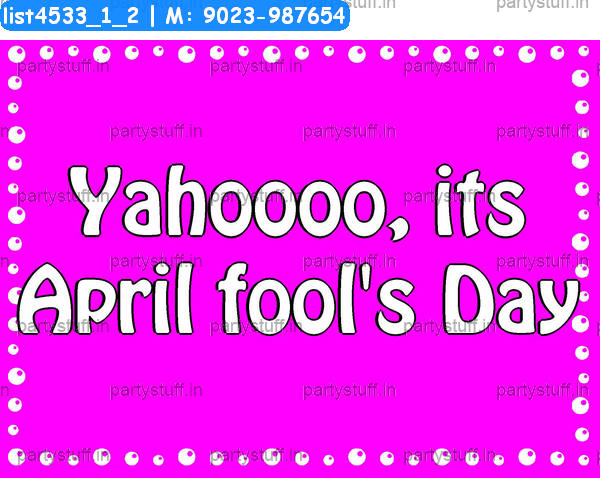 April fools Slogans