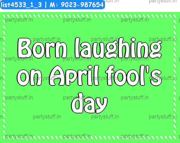 April fools Slogans