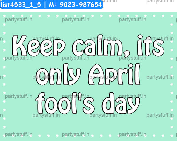 April fools Slogans