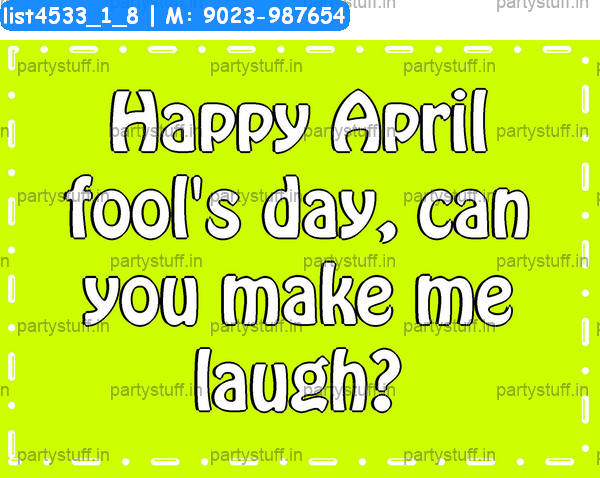 April fools Slogans