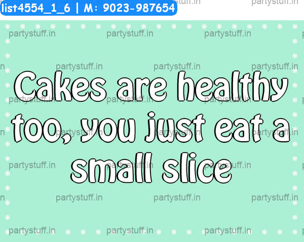 Birthday cake Slogans 2