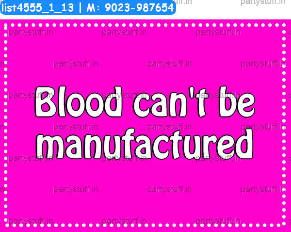 Blood donation Slogans