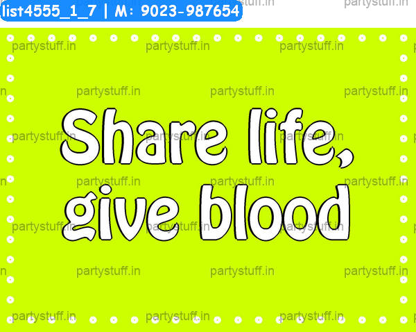 Blood donation Slogans