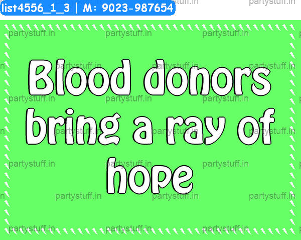 Blood donation Slogans 2