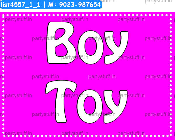 Boy Speech Bubbles