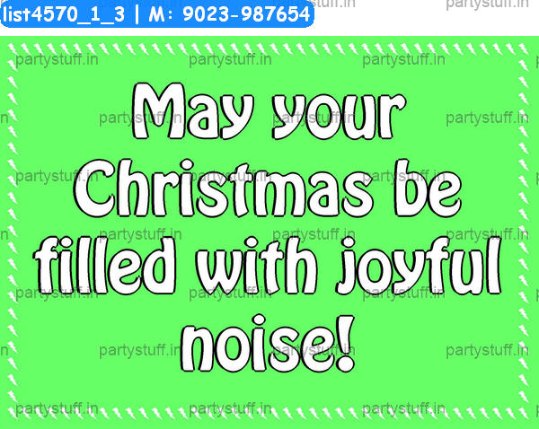 Christmas Slogans 6 Props in Christmas theme