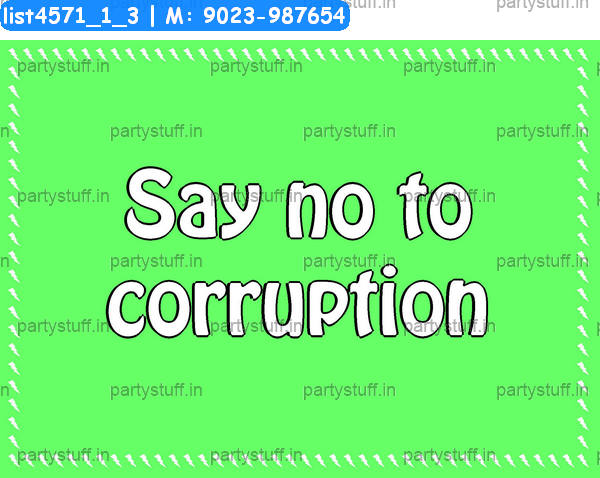 Corruption Slogans