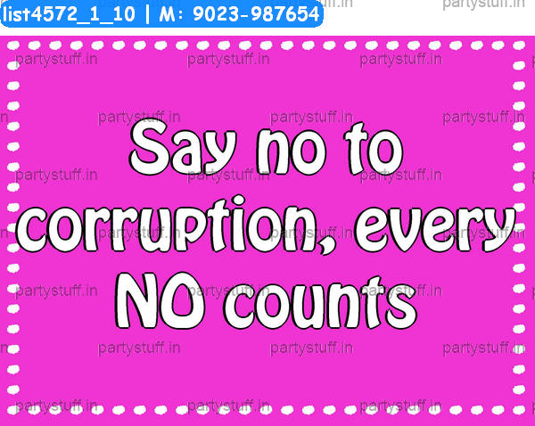 Corruption Slogans 2