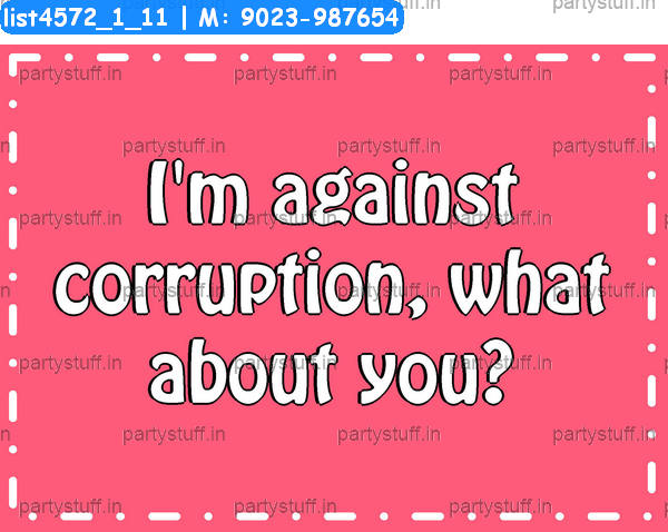 Corruption Slogans 2