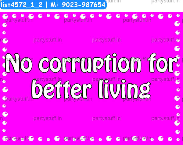 Corruption Slogans 2