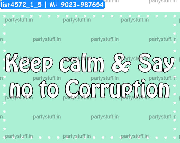 Corruption Slogans 2