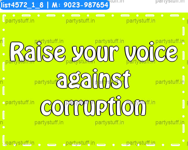 Corruption Slogans 2