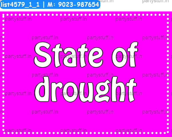 Drought Slogans