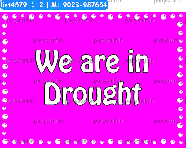 Drought Slogans