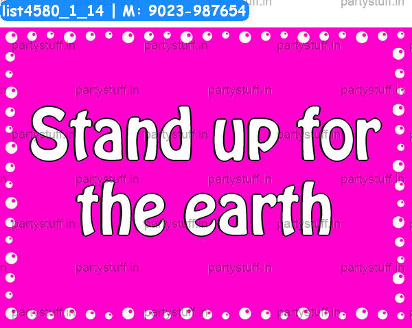 Earth Slogans