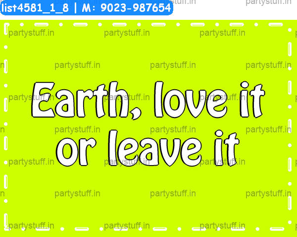 Earth Slogans 2