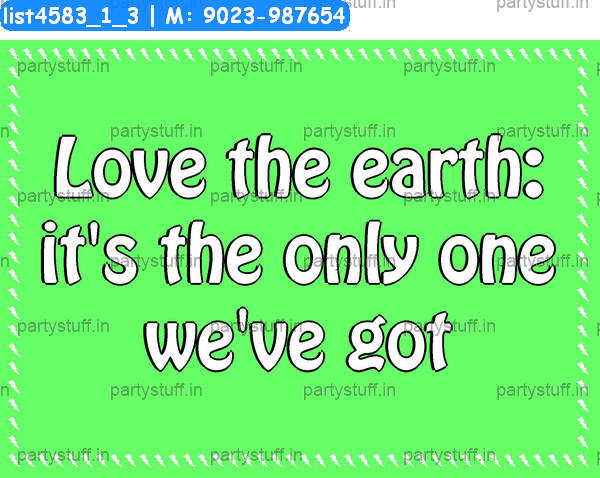 Earth Slogans 4