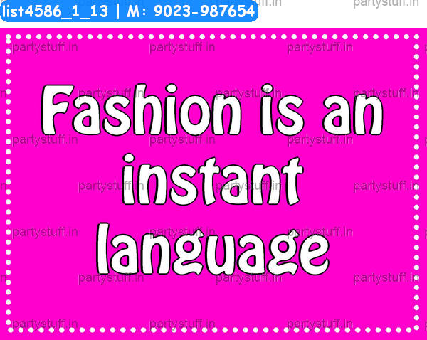 Fashion Slogans 3
