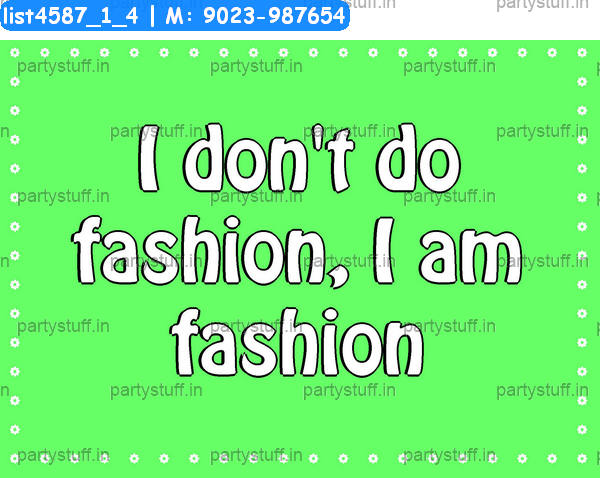 Fashion Slogans 4