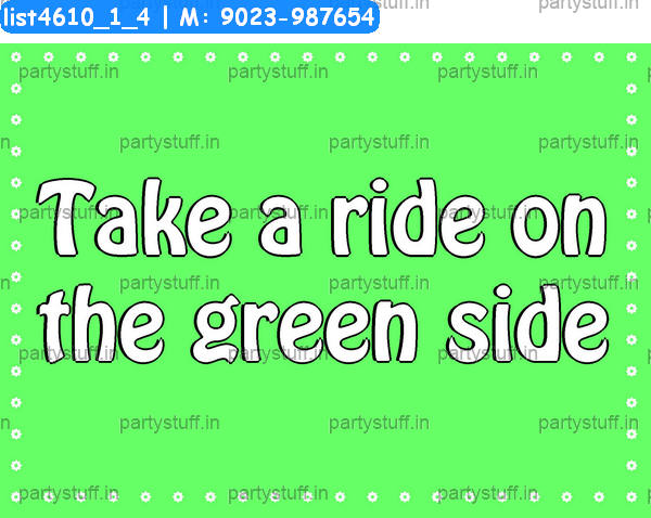 Go green Slogans 3