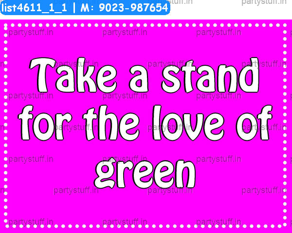 Go green Slogans 4