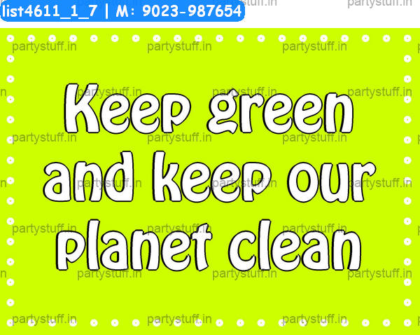 Go green Slogans 4