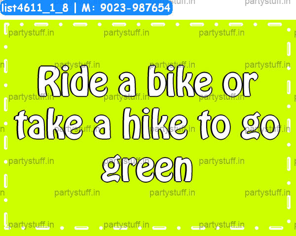 Go green Slogans 4