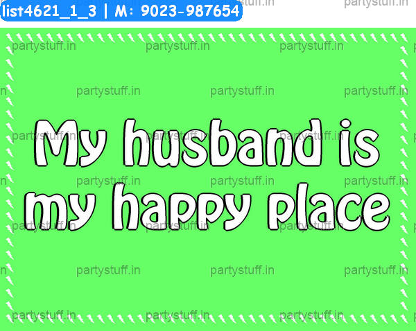 Husband Slogans