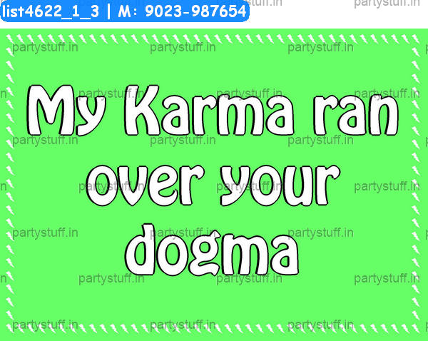 Karma Slogans