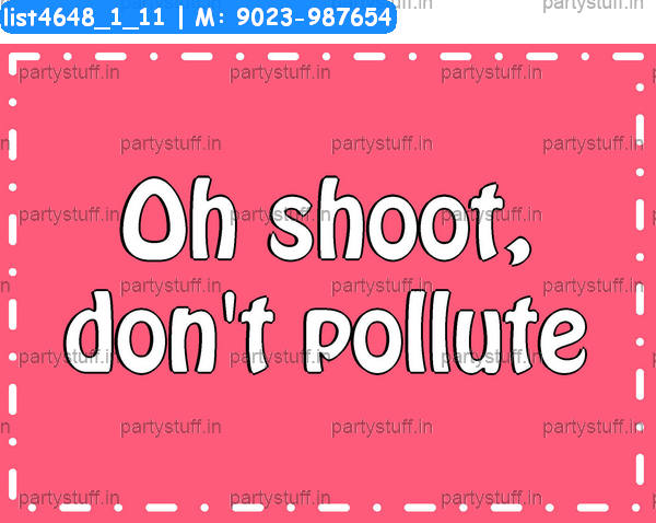 Pollution Slogans