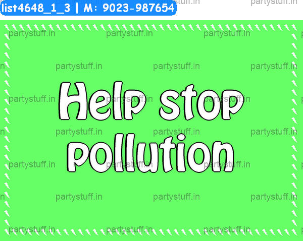 Pollution Slogans