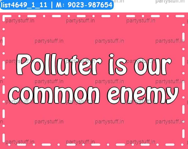 Pollution Slogans 2