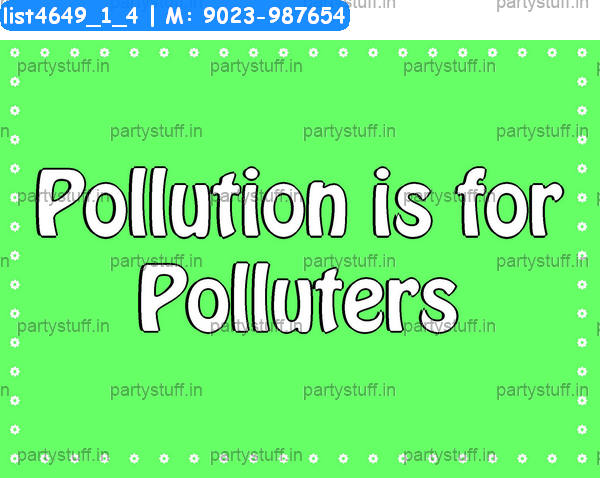 Pollution Slogans 2