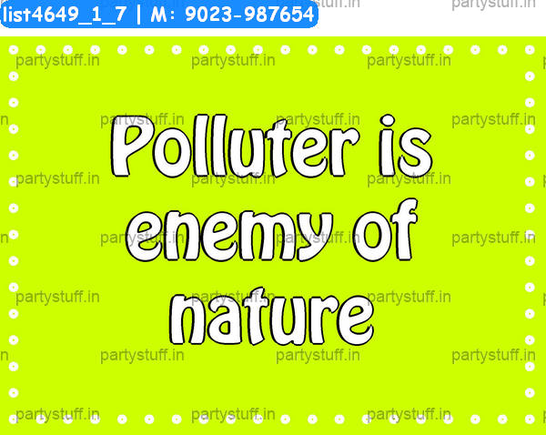 Pollution Slogans 2