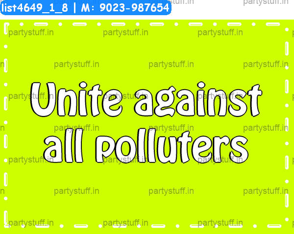 Pollution Slogans 2