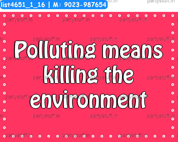 Pollution Slogans 4