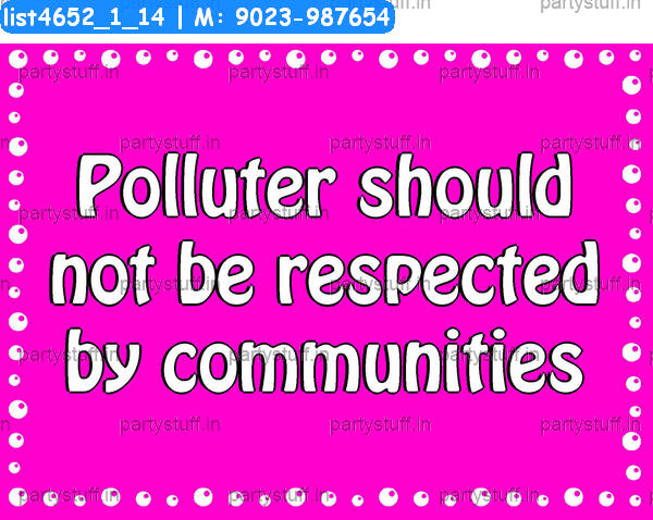 Pollution Slogans 5