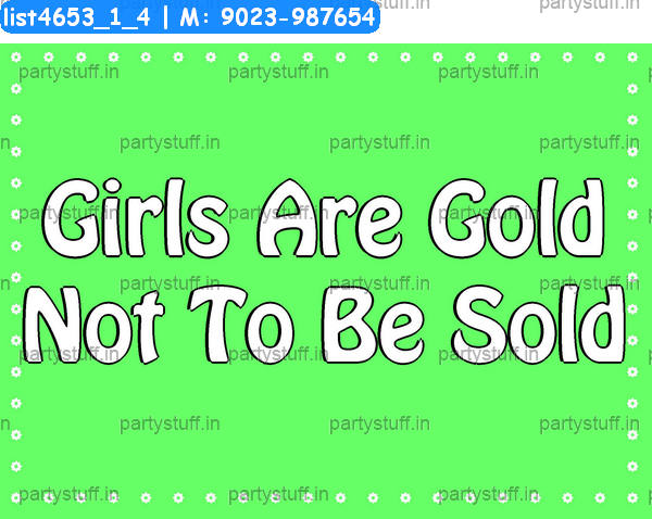 Popular save girl child Slogans