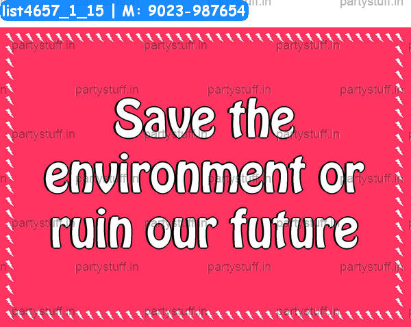 Save environment Slogans 4