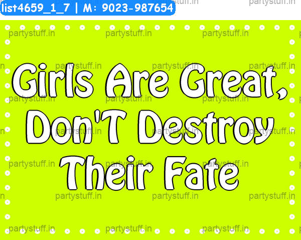 Save girl child Slogans 2