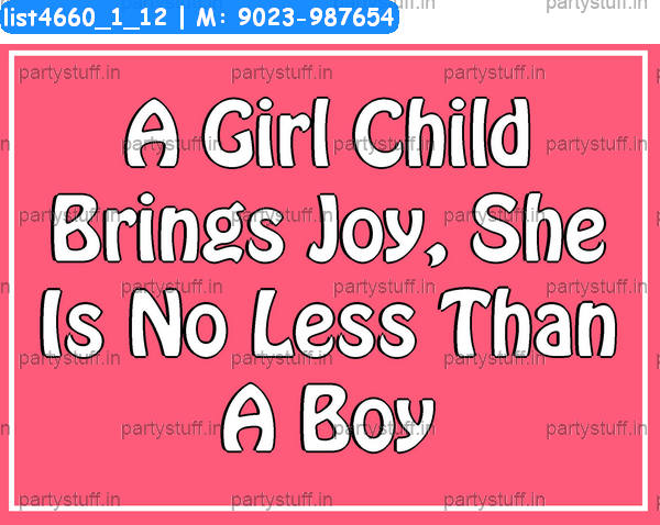 Save girl child Slogans 3